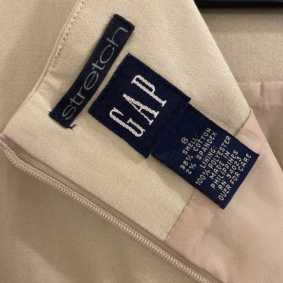 Gap sleeveless dress, size 8, khaki, knee length - Picture 4 of 4